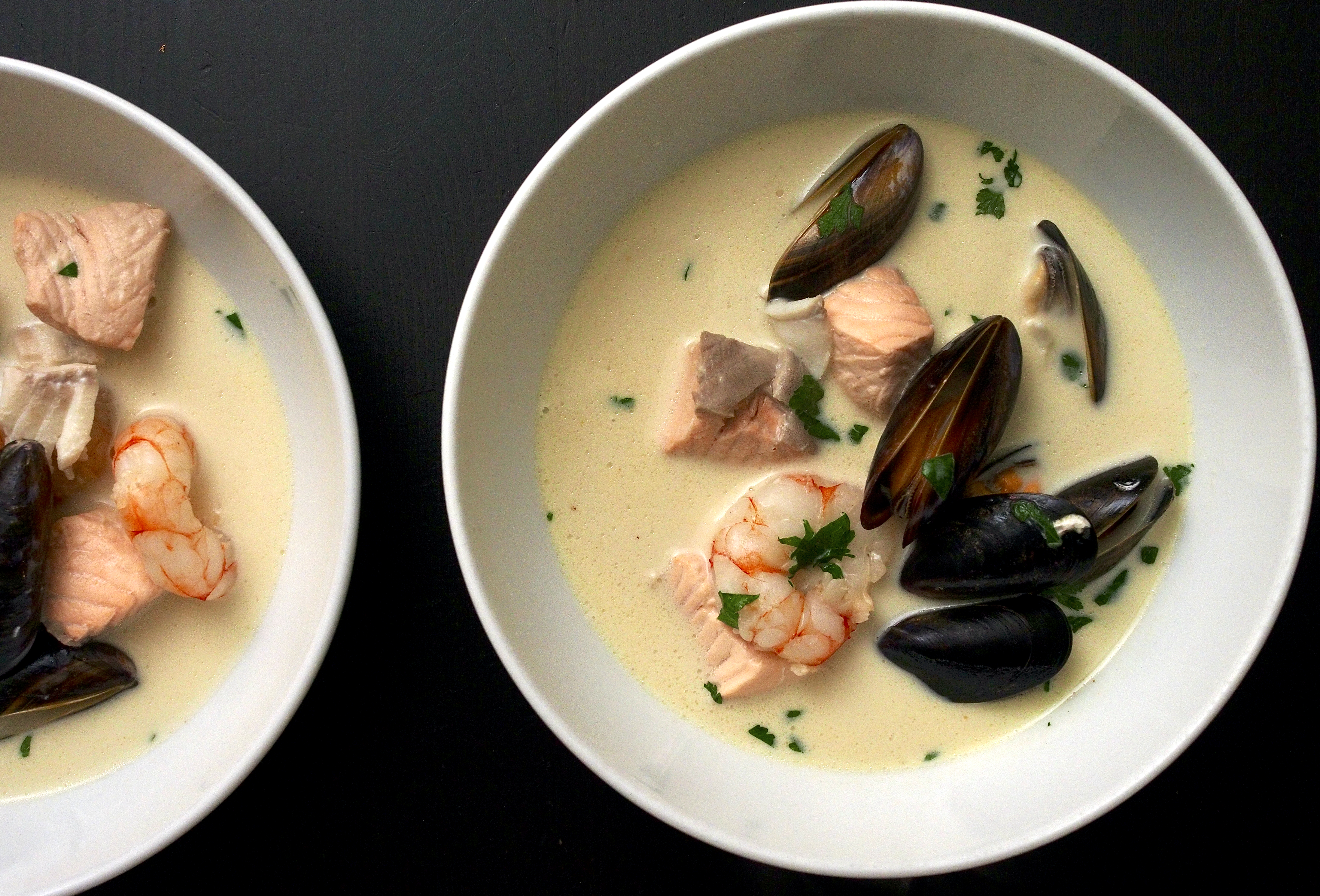 Norwegian Fish Chowder | Jono & Jules do food & wine